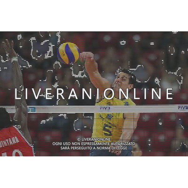 04.07.2012 SOFIA , BULGARIA - HALA ARMEEC ARENA (SOFIA, BULGARIA - ARMEEC ARENA ) SIATKOWKA MEZCZYZN (MEN\'S VOLLEYBALL), LIGA SWIATOWA 2012 - TURNIEJ FINALOWY ( WORLD LEAGUE FINALS)- GRUPA A (POOL A) MECZ KUBA - BRAZYLIA (GAME CUBA - BRAZIL) NZ SIDEI SIADO FOTO LUKASZ GROCHALA/ CYFRASPORT / NEWSPIX.PL --- Newspix.pl WORLD LEAGUE FINALS CUBA - BRASILE/AG ALDO LIVERANI SAS - ITALY ONLY - *** Local Caption *** www.newspix.pl mail us: info@newspix.pl call us: 0048 022 23 22 222 --- Polish Picture Agency by Ringier Axel Springer Poland