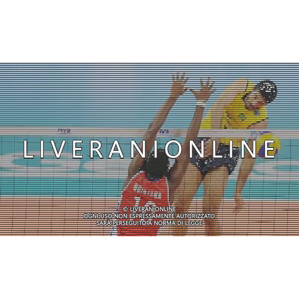 04.07.2012 SOFIA (Sofija Armeec Arena) SIATKOWKA MEZCZYZN (Volleyball Mens) LIGA SWIATOWA 2012 RUNDA FINALOWA ( FIVB Volleyball World League Final Round) GRUPA F KUBA - BRAZYLIA (CUBA - BRAZIL) N/Z THIAGO SOARES ALVES DANGER JORBER QUINTANA GUERRA FOTO NORBERT BARCZYK / PRESSFOCUS NEWSPIXPL --- Newspix.pl WORLD LEAGUE FINALS CUBA - BRASILE/AG ALDO LIVERANI SAS - ITALY ONLY - *** Local Caption *** www.newspix.pl mail us: info@newspix.pl call us: 0048 022 23 22 222 --- Polish Picture Agency by Ringier Axel Springer Poland