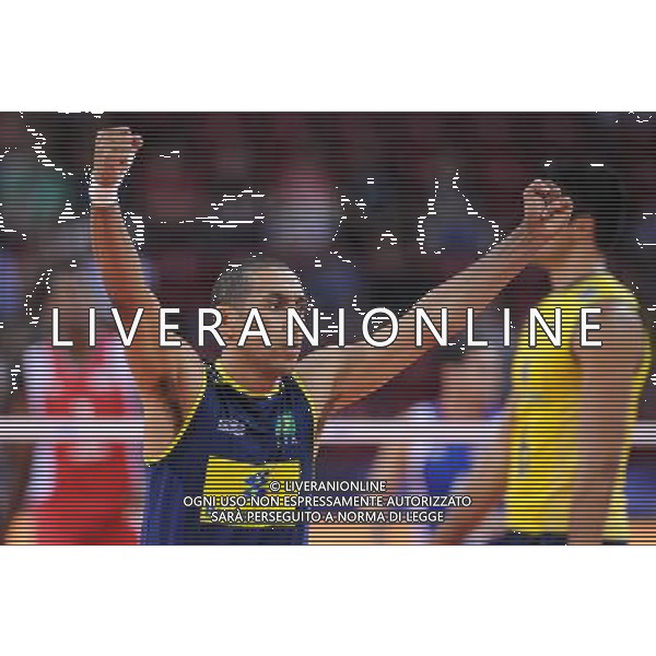 04.07.2012 SOFIA (SOFIJA) ARMEEC ARENA SIATKOWKA MEZCZYZN (MENS VOLLEYBALL) RUNDA FINALOWA LIGI SWIATOWEJ 2012 (FIVB VOLLEYBALL WORLD LEAGUE FINAL ROUND 2012) MECZ KUBA RAZYLIA (MATCH CUBA - BRAZIL) N/Z SÃ©rgio Dutra Santos FOT RAFAL OLEKSIEWICZ / PRESSFOCUS NEWSPIXPL --- Newspix.pl WORLD LEAGUE FINALS CUBA - BRASILE/AG ALDO LIVERANI SAS - ITALY ONLY - *** Local Caption *** www.newspix.pl mail us: info@newspix.pl call us: 0048 022 23 22 222 --- Polish Picture Agency by Ringier Axel Springer Poland
