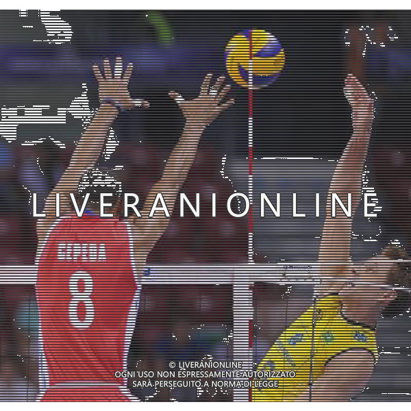 04.07.2012 SOFIA (SOFIJA) ARMEEC ARENA SIATKOWKA MEZCZYZN (MENS VOLLEYBALL) RUNDA FINALOWA LIGI SWIATOWEJ 2012 (FIVB VOLLEYBALL WORLD LEAGUE FINAL ROUND 2012) MECZ KUBA RAZYLIA (MATCH CUBA - BRAZIL) N/Z Murilo Endres FOT RAFAL OLEKSIEWICZ / PRESSFOCUS NEWSPIXPL --- Newspix.pl WORLD LEAGUE FINALS CUBA - BRASILE/AG ALDO LIVERANI SAS - ITALY ONLY - *** Local Caption *** www.newspix.pl mail us: info@newspix.pl call us: 0048 022 23 22 222 --- Polish Picture Agency by Ringier Axel Springer Poland
