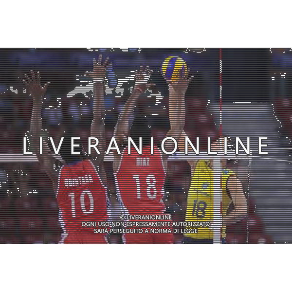 04.07.2012 SOFIA (SOFIJA) ARMEEC ARENA SIATKOWKA MEZCZYZN (MENS VOLLEYBALL) RUNDA FINALOWA LIGI SWIATOWEJ 2012 (FIVB VOLLEYBALL WORLD LEAGUE FINAL ROUND 2012) MECZ KUBA RAZYLIA (MATCH CUBA - BRAZIL) N/Z Dante Amaral FOT RAFAL OLEKSIEWICZ / PRESSFOCUS NEWSPIXPL --- Newspix.pl WORLD LEAGUE FINALS CUBA - BRASILE/AG ALDO LIVERANI SAS - ITALY ONLY - *** Local Caption *** www.newspix.pl mail us: info@newspix.pl call us: 0048 022 23 22 222 --- Polish Picture Agency by Ringier Axel Springer Poland