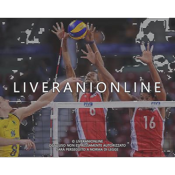 04.07.2012 SOFIA (SOFIJA) ARMEEC ARENA SIATKOWKA MEZCZYZN (MENS VOLLEYBALL) RUNDA FINALOWA LIGI SWIATOWEJ 2012 (FIVB VOLLEYBALL WORLD LEAGUE FINAL ROUND 2012) MECZ KUBA BRAZYLIA (MATCH CUBA - BRAZIL) N/Z ROLANDO CEPEDA ABREU ISBEL MESA SANDOBAL FOT RAFAL OLEKSIEWICZ / PRESSFOCUS NEWSPIXPL --- Newspix.pl WORLD LEAGUE FINALS CUBA - BRASILE/AG ALDO LIVERANI SAS - ITALY ONLY - *** Local Caption *** www.newspix.pl mail us: info@newspix.pl call us: 0048 022 23 22 222 --- Polish Picture Agency by Ringier Axel Springer Poland