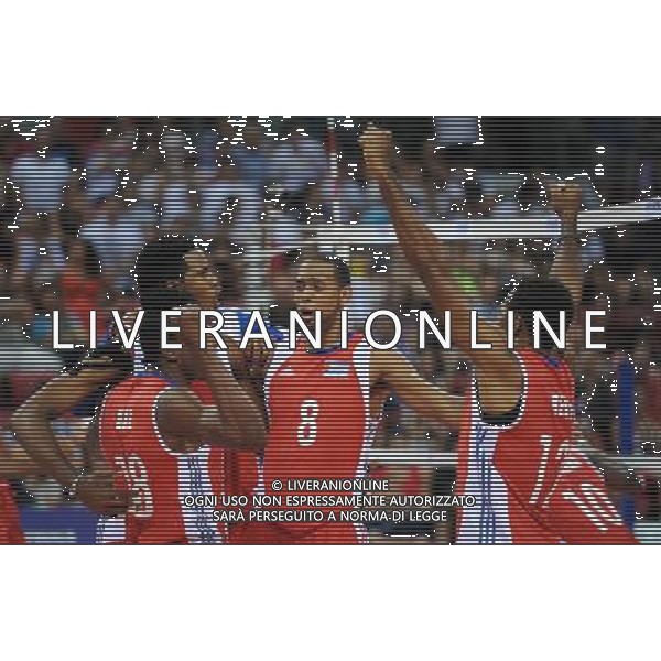 04.07.2012 SOFIA (SOFIJA) ARMEEC ARENA SIATKOWKA MEZCZYZN (MENS VOLLEYBALL) RUNDA FINALOWA LIGI SWIATOWEJ 2012 (FIVB VOLLEYBALL WORLD LEAGUE FINAL ROUND 2012) MECZ KUBA RAZYLIA (MATCH CUBA - BRAZIL) N/Z ROLANDO CEPEDA ABREU RADOSC FOT RAFAL OLEKSIEWICZ / PRESSFOCUS NEWSPIXPL --- Newspix.pl WORLD LEAGUE FINALS CUBA - BRASILE/AG ALDO LIVERANI SAS - ITALY ONLY - *** Local Caption *** www.newspix.pl mail us: info@newspix.pl call us: 0048 022 23 22 222 --- Polish Picture Agency by Ringier Axel Springer Poland