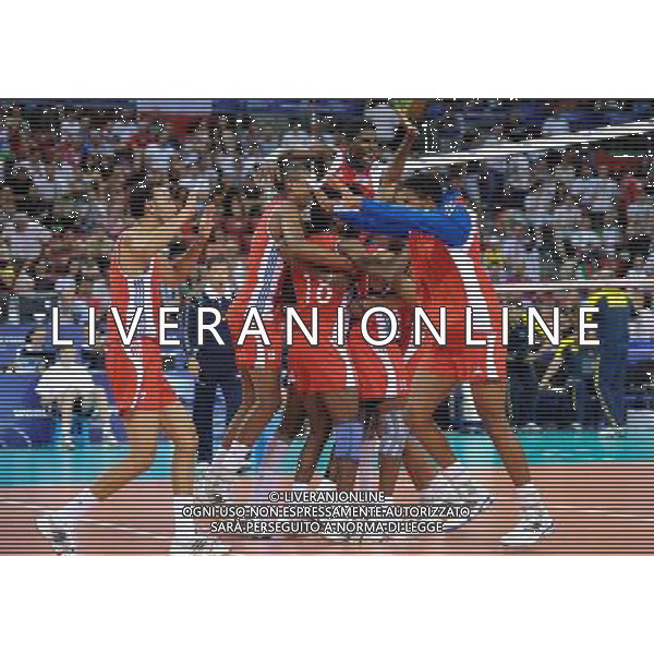 04.07.2012 SOFIA (SOFIJA) ARMEEC ARENA SIATKOWKA MEZCZYZN (MENS VOLLEYBALL) RUNDA FINALOWA LIGI SWIATOWEJ 2012 (FIVB VOLLEYBALL WORLD LEAGUE FINAL ROUND 2012) MECZ KUBA RAZYLIA (MATCH CUBA - BRAZIL) N/Z DRUZYNA KUBY KUBA RADOSC ZWYCIESTWO FOT RAFAL OLEKSIEWICZ / PRESSFOCUS NEWSPIXPL --- Newspix.pl WORLD LEAGUE FINALS CUBA - BRASILE/AG ALDO LIVERANI SAS - ITALY ONLY - *** Local Caption *** www.newspix.pl mail us: info@newspix.pl call us: 0048 022 23 22 222 --- Polish Picture Agency by Ringier Axel Springer Poland