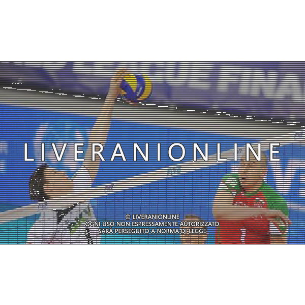 04.07.2012 SOFIA (Sofija Armeec Arena) SIATKOWKA MEZCZYZN (Volleyball Mens) LIGA SWIATOWA 2012 RUNDA FINALOWA ( FIVB Volleyball World League Final Round) GRUPA F BULGARIA - NIEMCY (BULGARIA - GERMANY) N/Z MARCUS BOHME THIAGO SOARES ALVES FOTO NORBERT BARCZYK / PRESSFOCUS NEWSPIXPL --- Newspix.pl WORLD LEAGUE FINALS BULGARIA - GERMANIA AG ALDO LIVERANI SAS - ITALY ONLY - *** Local Caption *** .