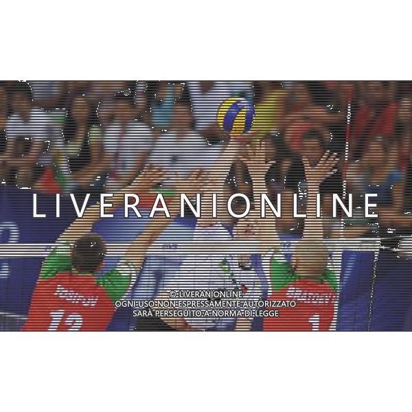 04.07.2012 SOFIA (Sofija Armeec Arena) SIATKOWKA MEZCZYZN (Volleyball Mens) LIGA SWIATOWA 2012 RUNDA FINALOWA ( FIVB Volleyball World League Final Round) GRUPA F BULGARIA - NIEMCY (BULGARIA - GERMANY) N/Z MARCUS BOHME FOTO NORBERT BARCZYK / PRESSFOCUS NEWSPIXPL --- Newspix.pl WORLD LEAGUE FINALS BULGARIA - GERMANIA AG ALDO LIVERANI SAS - ITALY ONLY - *** Local Caption *** .