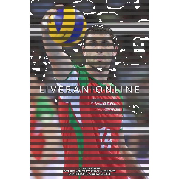 04.07.2012 SOFIA (SOFIJA) ARMEEC ARENA SIATKOWKA MEZCZYZN (MENS VOLLEYBALL) RUNDA FINALOWA LIGI SWIATOWEJ 2012 (FIVB VOLLEYBALL WORLD LEAGUE FINAL ROUND 2012) MECZ BULGARIA - NIEMCY (MATCH BULGARIA - GERMANY) N/Z TSVETAN SOKOLOV PORTRET FOT RAFAL OLEKSIEWICZ / PRESSFOCUS NEWSPIXPL --- Newspix.pl WORLD LEAGUE FINALS BULGARIA - GERMANIA AG ALDO LIVERANI SAS - ITALY ONLY - *** Local Caption *** .