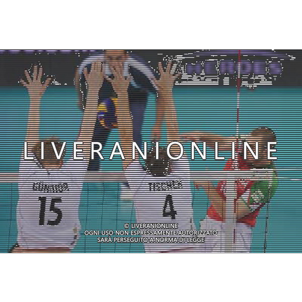 04.07.2012 SOFIA (SOFIJA) ARMEEC ARENA SIATKOWKA MEZCZYZN (MENS VOLLEYBALL) RUNDA FINALOWA LIGI SWIATOWEJ 2012 (FIVB VOLLEYBALL WORLD LEAGUE FINAL ROUND 2012) MECZ BULGARIA - NIEMCY (MATCH BULGARIA - GERMANY) N/Z VALENTIN BRATOEV FOT RAFAL OLEKSIEWICZ / PRESSFOCUS NEWSPIXPL --- Newspix.pl WORLD LEAGUE FINALS BULGARIA - GERMANIA AG ALDO LIVERANI SAS - ITALY ONLY - *** Local Caption *** .