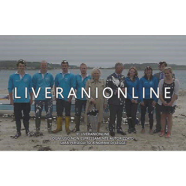 The Duke and Duchess of Cornwall met members of the Tresco and Bryher gig club and vieed the gig on the beach at the Sussex Gig Shed, Bryher, Isles of Scilly, TR23 0PR. PHOTOSHOT/AG ALDO LIVERANI SAS - ITALY ONLY -