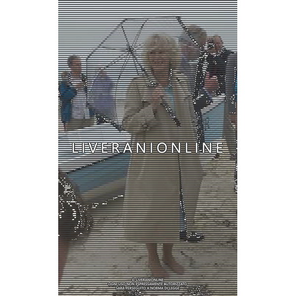 The Duke and Duchess of Cornwall met members of the Tresco and Bryher gig club and vieed the gig on the beach at the Sussex Gig Shed, Bryher, Isles of Scilly, TR23 0PR. PHOTOSHOT/AG ALDO LIVERANI SAS - ITALY ONLY -