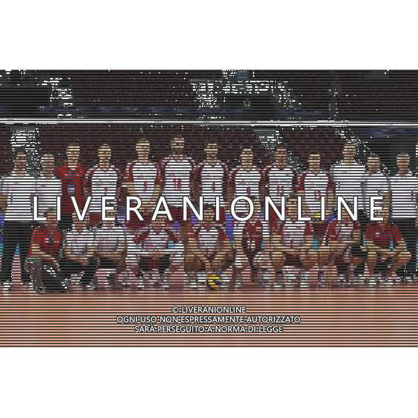 05.07.2012 SOFIA , BULGARIA - HALA ARMEEC ARENA (SOFIA, BULGARIA - ARMEEC ARENA ) SIATKOWKA MEZCZYZN (MEN\'S VOLLEYBALL), LIGA SWIATOWA 2012 - TURNIEJ FINALOWY ( WORLD LEAGUE FINALS)- GRUPA A (POOL A) MECZ BRAZYLIA - POLSKA (GAME BRAZIL - POLAND ) NZ POLSKA PRZED MECZEM Z BRAZYLIA FOTO LUKASZ GROCHALA/ CYFRASPORT/NEWSPIX.PL --- Newspix.pl /AG ALDO LIVERANI SAS WORLD LEAGUE VOLLEY - ITALY ONLY - *** Local Caption *** www.newspix.pl mail us: info@newspix.pl call us: 0048 022 23 22 222 --- Polish Picture Agency by Ringier Axel Springer Poland