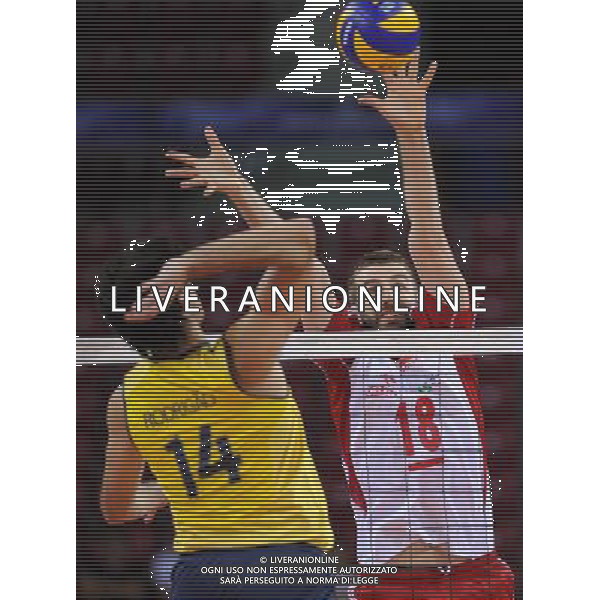 05.07.2012 SOFIA (SOFIJA) ARMEEC ARENA SIATKOWKA MEZCZYZN (MENS VOLLEYBALL) LIGA SWIATOWA RUNDA FINALOWA LIGI SWIATOWEJ 2012 (FIVB VOLLEYBALL WORLD LEAGUE FINAL ROUND 2012) MECZ BRAZYLIA - POLSKA (MATCH BRASIL - POLAND) N/Z MARCIN MOZDZONEK FOT RAFAL OLEKSIEWICZ / PRESSFOCUS NEWSPIXPL --- Newspix.pl /AG ALDO LIVERANI SAS WORLD LEAGUE VOLLEY - ITALY ONLY - *** Local Caption *** www.newspix.pl mail us: info@newspix.pl call us: 0048 022 23 22 222 --- Polish Picture Agency by Ringier Axel Springer Poland