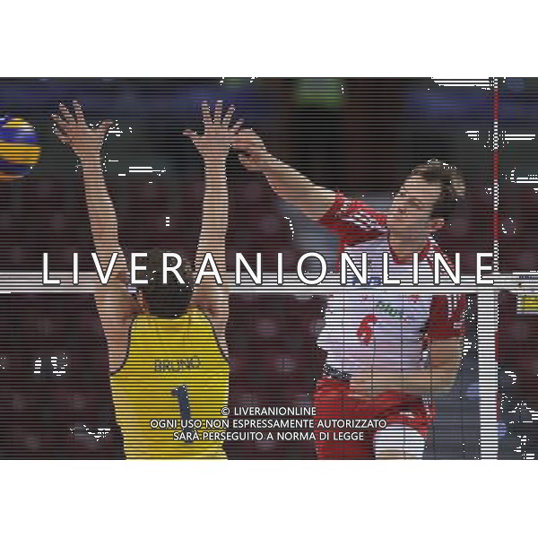 05.07.2012 SOFIA (SOFIJA) ARMEEC ARENA SIATKOWKA MEZCZYZN (MENS VOLLEYBALL) LIGA SWIATOWA RUNDA FINALOWA LIGI SWIATOWEJ 2012 (FIVB VOLLEYBALL WORLD LEAGUE FINAL ROUND 2012) MECZ BRAZYLIA - POLSKA (MATCH BRASIL - POLAND) N/Z BARTOSZ KUREK FOT RAFAL OLEKSIEWICZ / PRESSFOCUS NEWSPIXPL --- Newspix.pl /AG ALDO LIVERANI SAS WORLD LEAGUE VOLLEY - ITALY ONLY - *** Local Caption *** www.newspix.pl mail us: info@newspix.pl call us: 0048 022 23 22 222 --- Polish Picture Agency by Ringier Axel Springer Poland