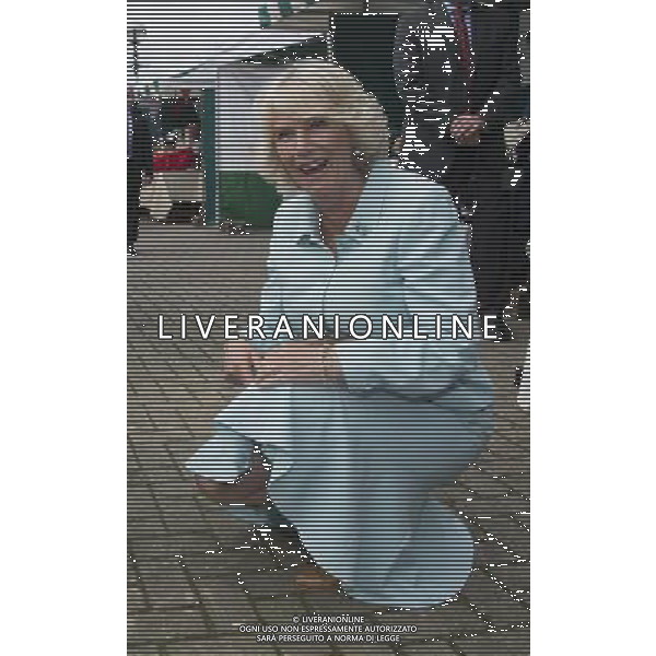 (ac) Camilla Duchess of Cornwall Prince Charles and Camilla Duchess of Corwall visit to Aberaeron, Wales, Britain - 11 Jul 2012 PHOTOSHOT/ALDO LIVERANI SAS -ITALY ONLY -