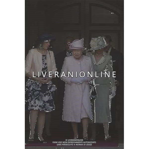Queen visits Worcester HRH Queen Elizabeth II and HRH The Duke of Edinburgh leaving the Guildhall in Worcester 11 July 2012 PHOTOSHOT/AG ALDO LIVERANI SAS - ITALY ONLY -