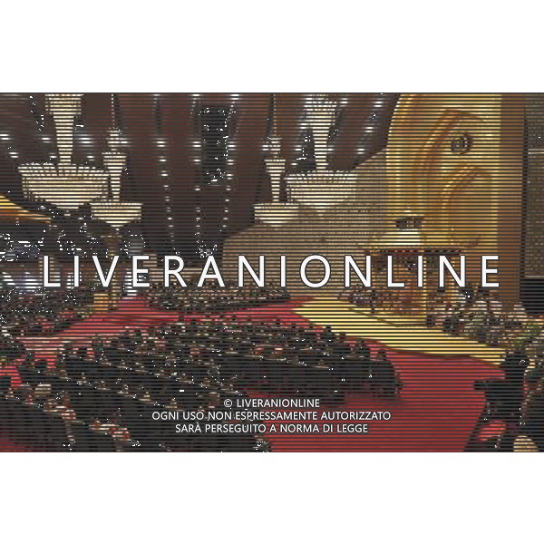 (120715) -- BANDAR SERI BEGAWAN, July 15, 2012 () -- A ceremony is held to celebrate the 66th birthday of Bruneian Sultan Hassanal Bolkiah, in Bandar Seri Begawan, capital of Brunei, July 15, 2012. (/Lin Hao) (zy) ©photoshot/AGENZIA ALDO LIVERANI SAS - ITALY ONLY - Festeggiamenti per il 66esimo compleanno di Hassanal Bolkiah sultano del Brunei a Bandar Seri Begawan, capitale del Brunei 15 luglio 2012.