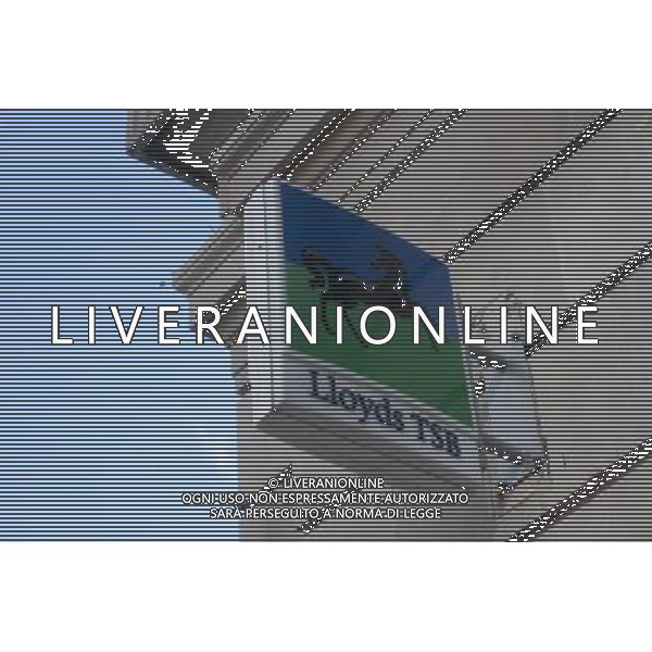 A General view of a signage from Lloyds TSB AG ALDO LIVERANI S A S ONLY ITALY