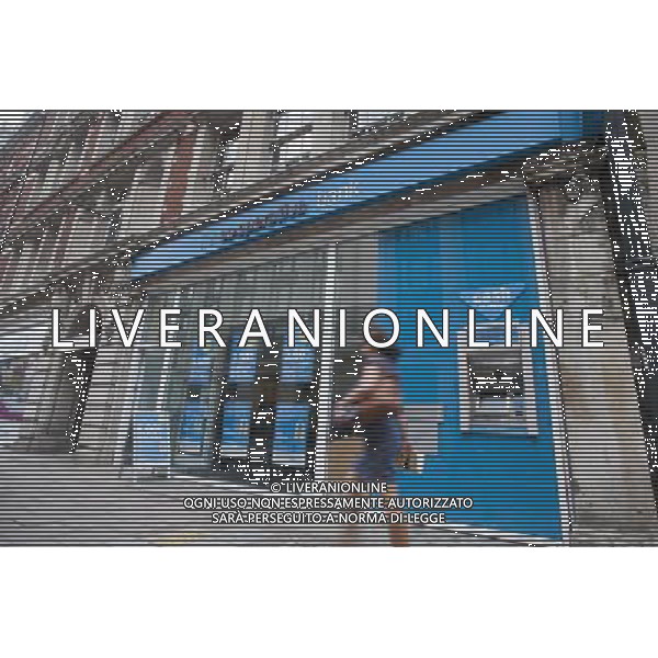 A General view of a signage from the Co-operative bank AG ALDO LIVERANI S A S ONLY ITALY