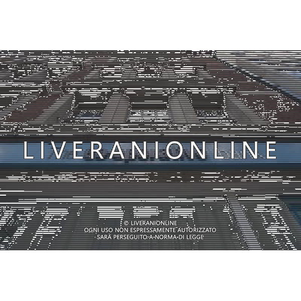 A General view of a signage from the Co-operative bank AG ALDO LIVERANI S A S ONLY ITALY