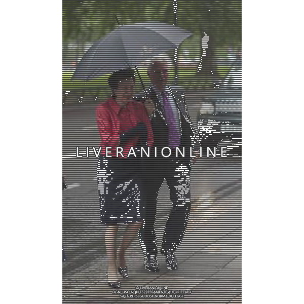 HRH Princess Anne arrives at The Grosvenor House for the launch of her regiments new book \'Uniquely British\' ©photoshot/AGENZIA ALDO LIVERANI SAS - ITALY ONLY - REALI INGLESI: SAR la Principessa Anna d\'inghilterra al Grosvenor House