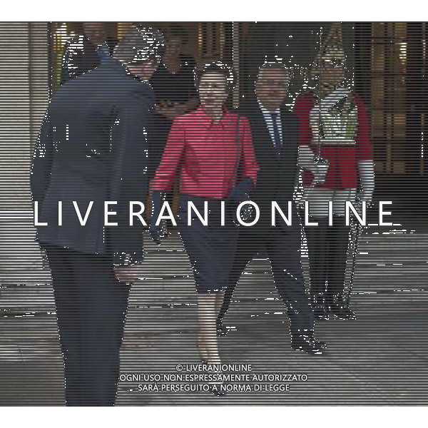 HRH Princess Anne leaves The Grosvenor House after attending the launch of her regiments new book \'Uniquely British\' ©photoshot/AGENZIA ALDO LIVERANI SAS - ITALY ONLY - REALI INGLESI: SAR la Principessa Anna d\'inghilterra al Grosvenor House
