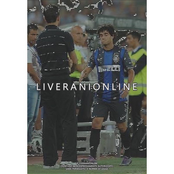 Trofeo TIM 2012 Bari - 21.07.2012 Inter-Juventus-Milan Nella Foto:coutinho stramaccioni /Ph.Vitez-Ag. Aldo Liverani