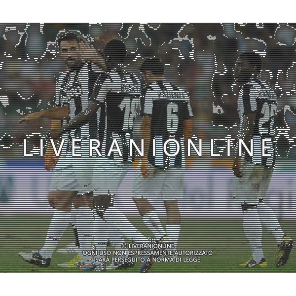 Trofeo TIM 2012 Bari - 21.07.2012 Inter-Juventus-Milan Nella Foto:vucinic esulta /Ph.Vitez-Ag. Aldo Liverani