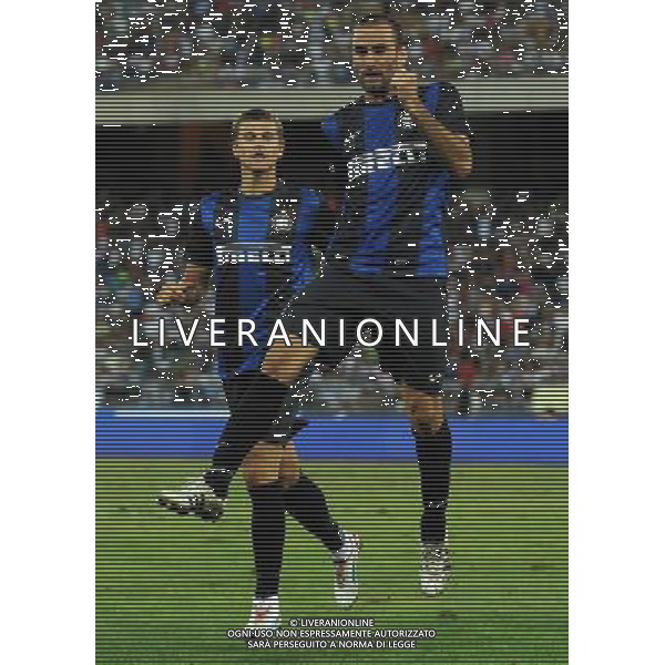 Trofeo TIM 2012 Bari - 21.07.2012 Inter-Juventus-Milan Nella Foto:palacio esulta /Ph.Vitez-Ag. Aldo Liverani