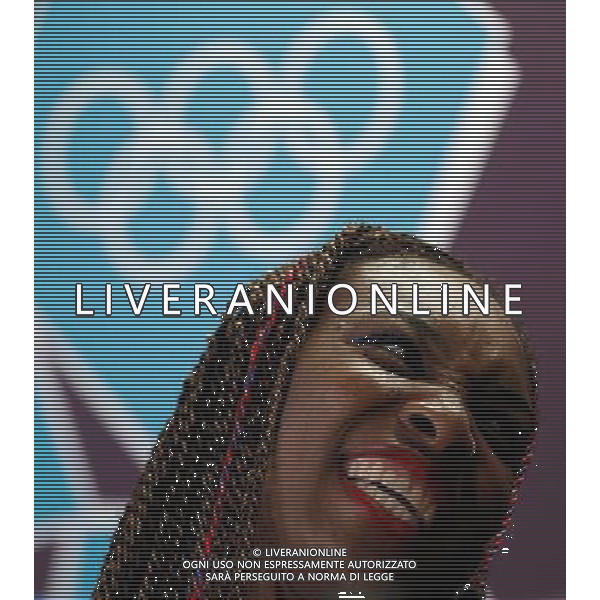 (120724) -- LONDON, July 24, 2012 () -- Venus Williams of the United States smiles during a press conference at the Main Media Center in London, Britain, on July 24, 2012. (/Li Ming) ©photoshot/Agenzia Aldo Liverani Sas - ITALY ONLY - Allenamenti, preparativi dei Giochi Olimpici delle Olimpiadi Londra 2012, a Londra, Gran Bretagna, 24 luglio 2012 che inizieranno il 27 luglio.