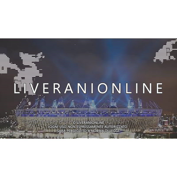 General view of the Olympic Stadium, Stratford, London, during a practice run for the Opening Ceremony PHOTOSHOT/AG ADO LIVERANI SAS - ITALY ONLY -