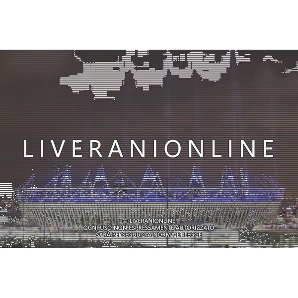 General view of the Olympic Stadium, Stratford, London, during a practice run for the Opening Ceremony PHOTOSHOT/AG ADO LIVERANI SAS - ITALY ONLY -