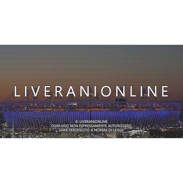 General view of the Olympic Stadium, Stratford, London, during a practice run for the Opening Ceremony PHOTOSHOT/AG ADO LIVERANI SAS - ITALY ONLY -