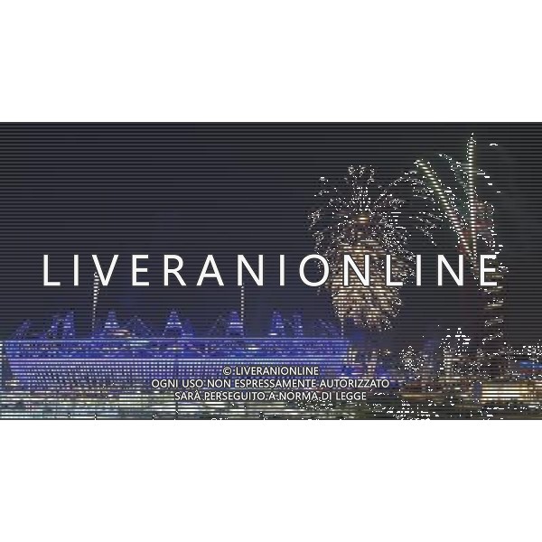 General view of the Olympic Stadium, Stratford, London, during a practice run for the Opening Ceremony PHOTOSHOT/AG ADO LIVERANI SAS - ITALY ONLY -
