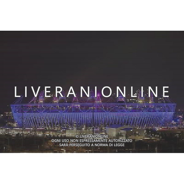 General view of the Olympic Stadium, Stratford, London, during a practice run for the Opening Ceremony PHOTOSHOT/AG ADO LIVERANI SAS - ITALY ONLY -