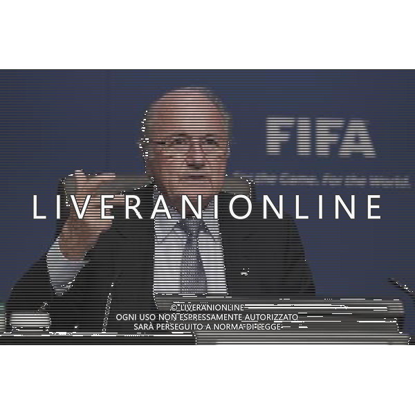 FIFA Executive Committee Meeting with Joseph S. Blatter and Theo Zwanziger on Tuesday, 17.07.2012 at FIFA Headquarter in Zurich, Switzerland / FIFA Exekutivkomitee trifft sich in ZŸrich am Dienstag, 17.07.2012 im FIFA Hauptquartier / SPO / Mandoga Media PHOTOSHOT/AG ADO LIVERANI SAS - ITALY ONLY -