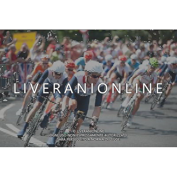 Bradley Wiggins leading Team GB cyclists in the London 2012 Olympic Road Race event through Box Hill, Dorking in Surrey. 28th July 2012. /photoshot/AG ALDO LIVERANI SAS - ITALY ONLY -