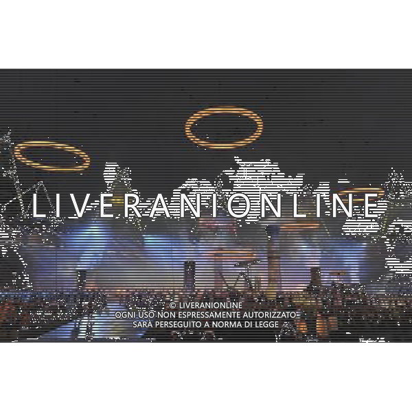 The opening ceremony of the London 2012 Olympic Games at the Olympic Stadium. Stratford, London. /ALDO LIVERANI SAS-ITALY ONLY - EDITORIAL USE ONLY