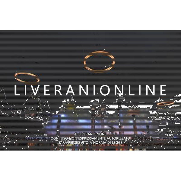 The opening ceremony of the London 2012 Olympic Games at the Olympic Stadium. Stratford, London. /ALDO LIVERANI SAS-ITALY ONLY - EDITORIAL USE ONLY