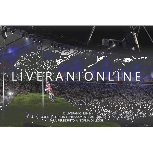 The opening ceremony of the London 2012 Olympic Games at the Olympic Stadium. Stratford, London. /ALDO LIVERANI SAS-ITALY ONLY - EDITORIAL USE ONLY