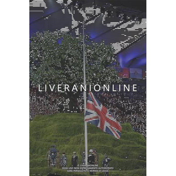 The opening ceremony of the London 2012 Olympic Games at the Olympic Stadium. Stratford, London. /ALDO LIVERANI SAS-ITALY ONLY - EDITORIAL USE ONLY
