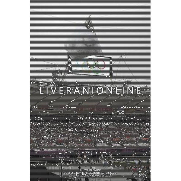 The opening ceremony of the London 2012 Olympic Games at the Olympic Stadium. Stratford, London. /ALDO LIVERANI SAS-ITALY ONLY - EDITORIAL USE ONLY