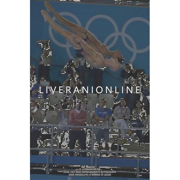 Britain\'s Tom Daley and Pete Waterfield partake in the men\'s synchronised 10m platform diving event held at the Aquatics Centre Olympic Park, Stratford, London AG ALDO LIVERANI S A S ONLY ITALY