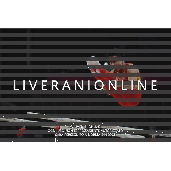 (120730) -- LONDON, July 30, 2012 () -- Chinese gymnast Feng Zhe takes part in Parallel Bars event during Gymnastics Artistic men\'s team final contest, at London 2012 Olympic Games in London, Britain, on July 30, 2012. The Chinese team won gold medal. (/Wang Jianhua) (nxl) AG ALDO LIVERANI S A S ONLY ITALY