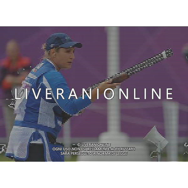 Londra, 29/07/2012. Olimpiadi London 2012. Chiara Cainero solo quinta nel Tiro a Volo. Foto di Simone Ferraro / GMT AG ALDO LIVERANI S A S
