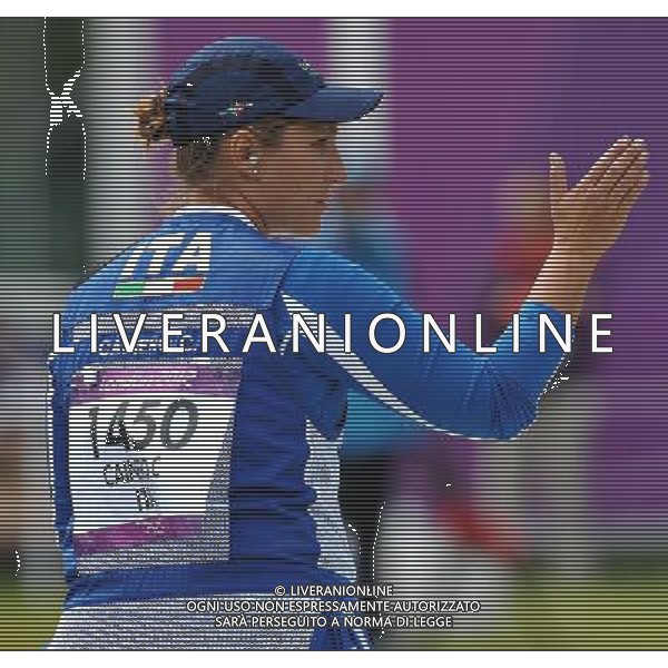 Londra, 29/07/2012. Olimpiadi London 2012. Chiara Cainero solo quinta nel Tiro a Volo. Foto di Simone Ferraro / GMT AG ALDO LIVERANI S A S