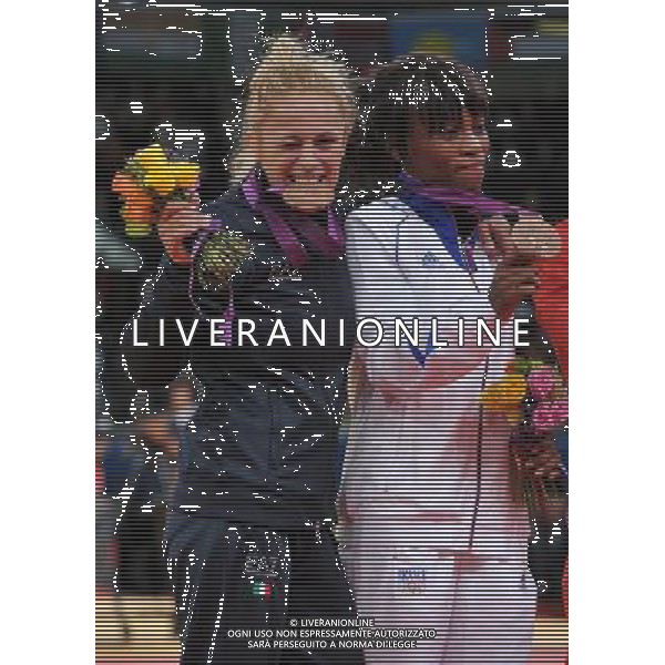 Londra, 29/07/2012. Olimpiadi London 2012. Rosalba Forciniti vince la medaglia di Bronzo nel Judo 52kg. Foto di Simone Ferraro / GMT AG ALDO LIVERANI S A S