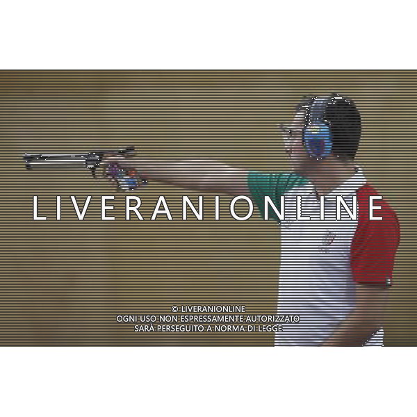 Londra, 28/07/2012. Olimpiadi London 2012. Luca Tesconi vince la medaglia d\' Argento nella pistola 10 metri. Foto di Simone Ferraro / GMT AG ALDO LIVERANI S A S