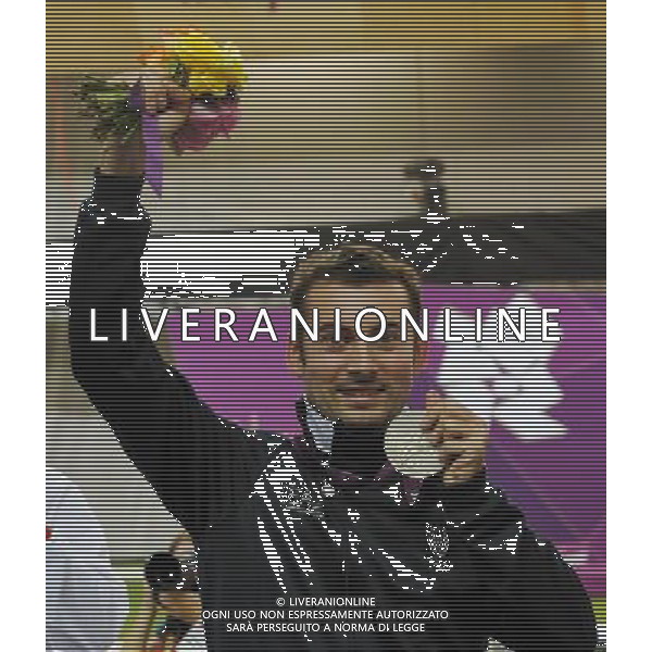 Londra, 28/07/2012. Olimpiadi London 2012. Luca Tesconi vince la medaglia d\' Argento nella pistola 10 metri. Foto di Simone Ferraro / GMT AG ALDO LIVERANI S A S