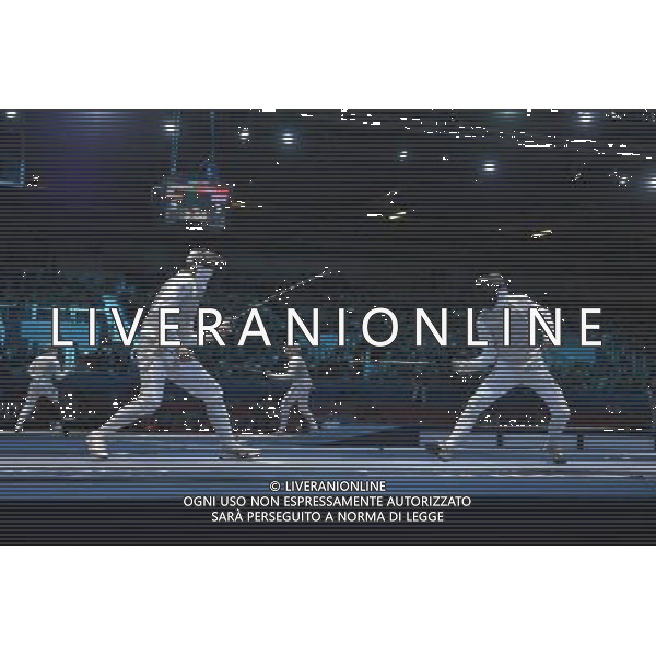 Men\'s Individual Foil event London 2012 Olympic Games held at the Excel. London /ALDO LIVERANI SAS-ITALY ONLY - EDITORIAL USE ONLY