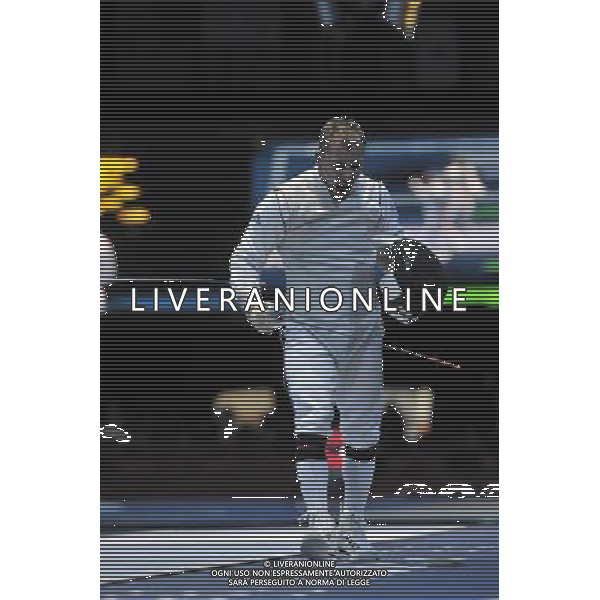 Victor Sintes from France seen during Men\'s Individual Foil event London 2012 Olympic Games held at the Excel. London olympics stadium /ALDO LIVERANI SAS-ITALY ONLY - EDITORIAL USE ONLY